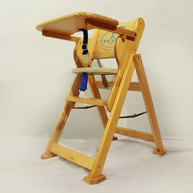 GHẾ GỖ ĂN BỘT CHO BÉ IQ TOYS GA157