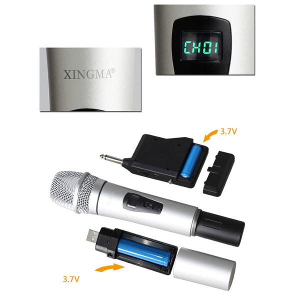 Micro Wireless không dây XINGMA PC K6 (Bạc)