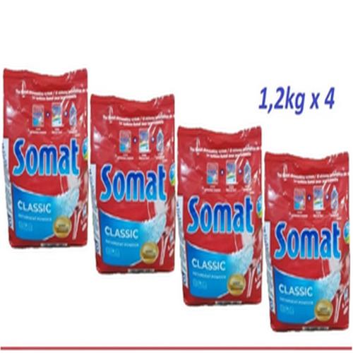 BỘT RỬA CHÉN BÁT / LY SOMAT 1,2KG ( VIÊN MUỐI BÓNG FINISH ,ALIO ) DÙNG CHO MÁY