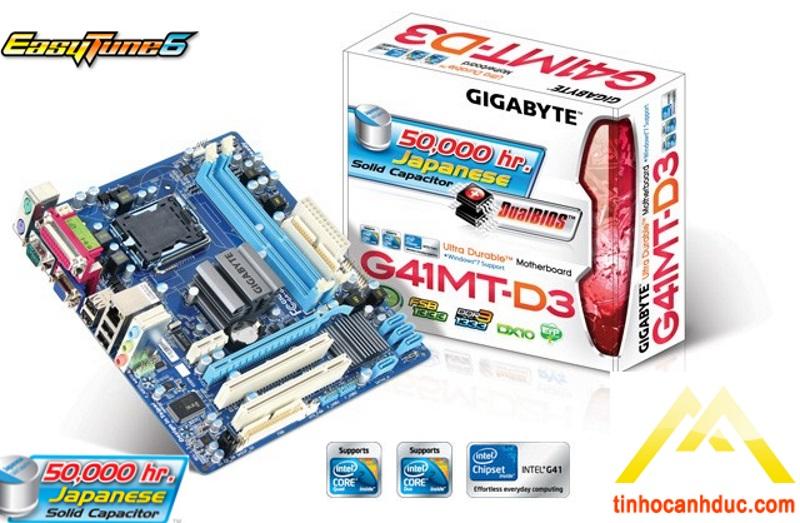 Main Giga GA-G41MT-D3 support Core 2 Quad DDR3 8G