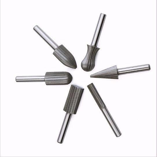 Bộ 6 đầu mài gỗ thép Carbon dùng Diy