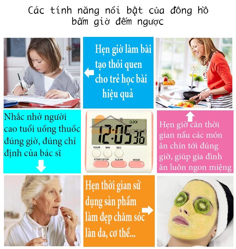 Đồng hồ bấm giờ đếm ngược điện tử M3