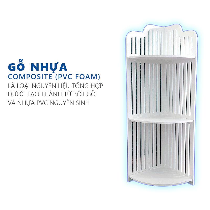 Kệ góc 3 tầng thanh lịch - 9622