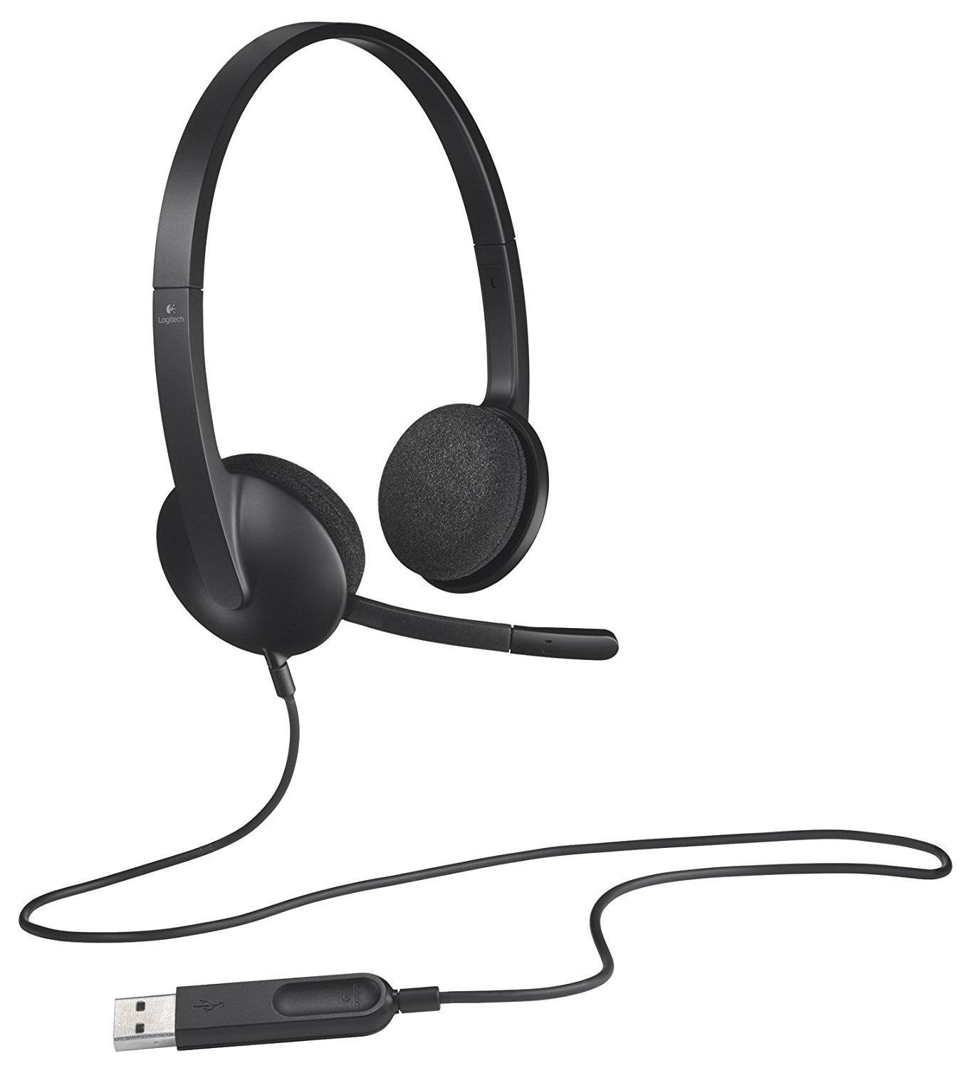 Tai nghe cao cấp kèm Micro chống ồn Logitech H340 - Headphone Logitech H340