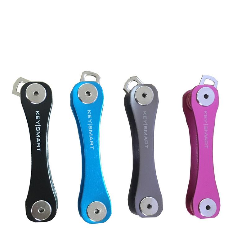 Key smart - móc chìa khóa đa năng móc giữ chìa khóa thông minh siêu gọn - xám