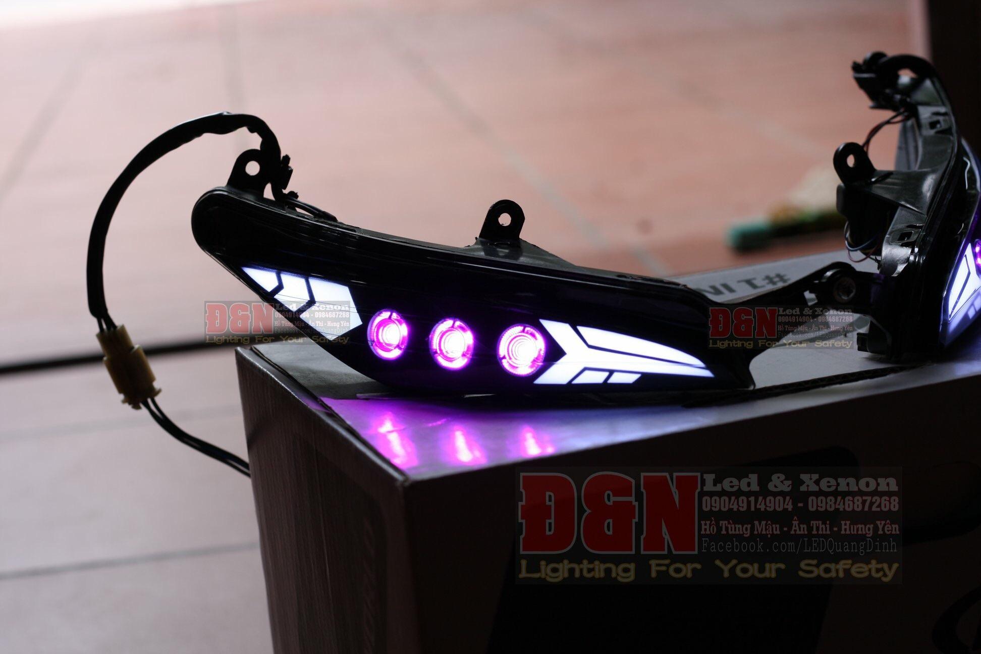 Led Audi Arrow cho Exciter 135