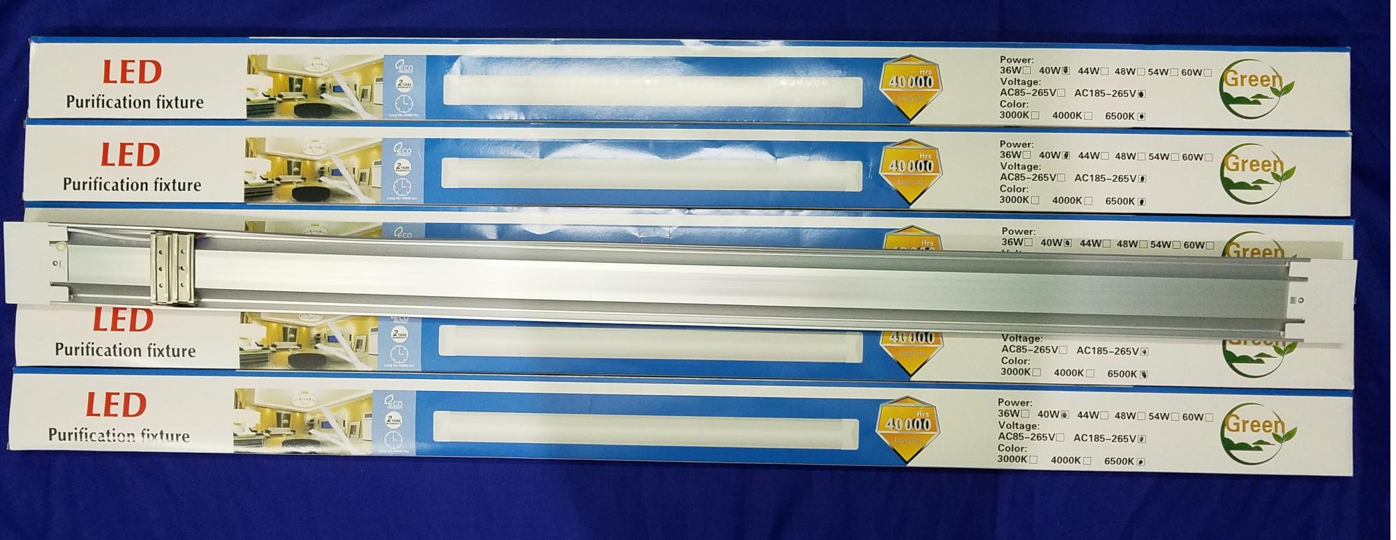 Combo 5 Đèn led bán nguyệt 40W 1m2