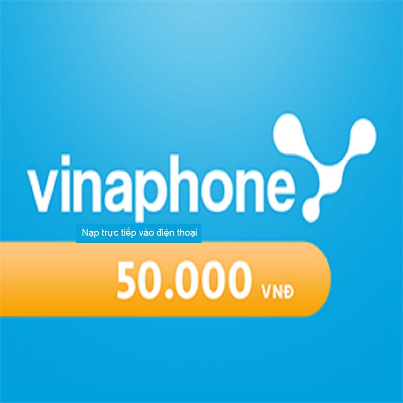 [HCM] THẺ CÀO Vinaphone 50.000 VNĐ & PHÍ CHUYỂN
