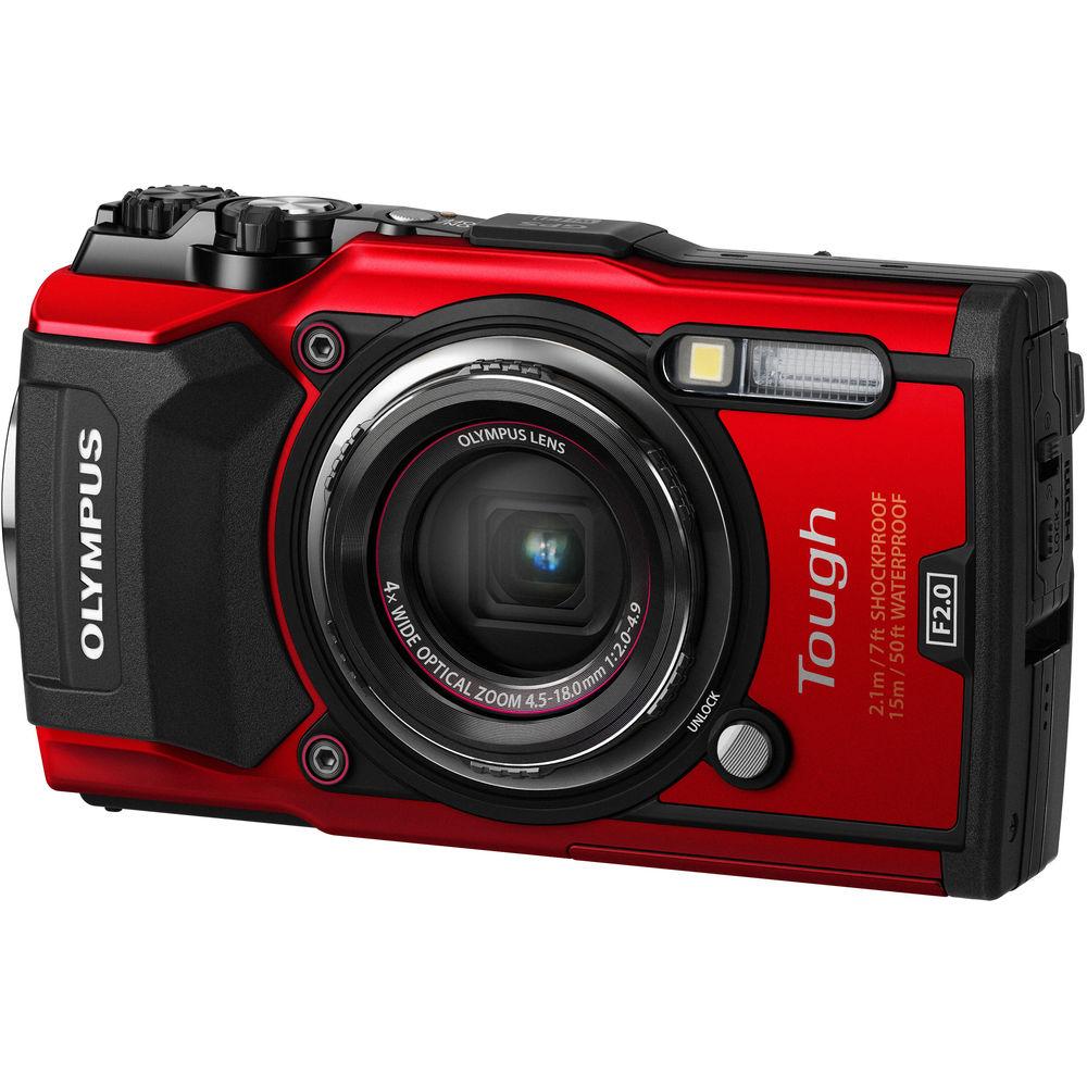 [Trả góp 0%]MÁY ẢNH OLYMPUS STYLUS TOUGH TG-5 (ĐỎ)