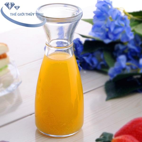 [HCM]LY THỦY TINH EO UỐNG SINH TỐ 500ML