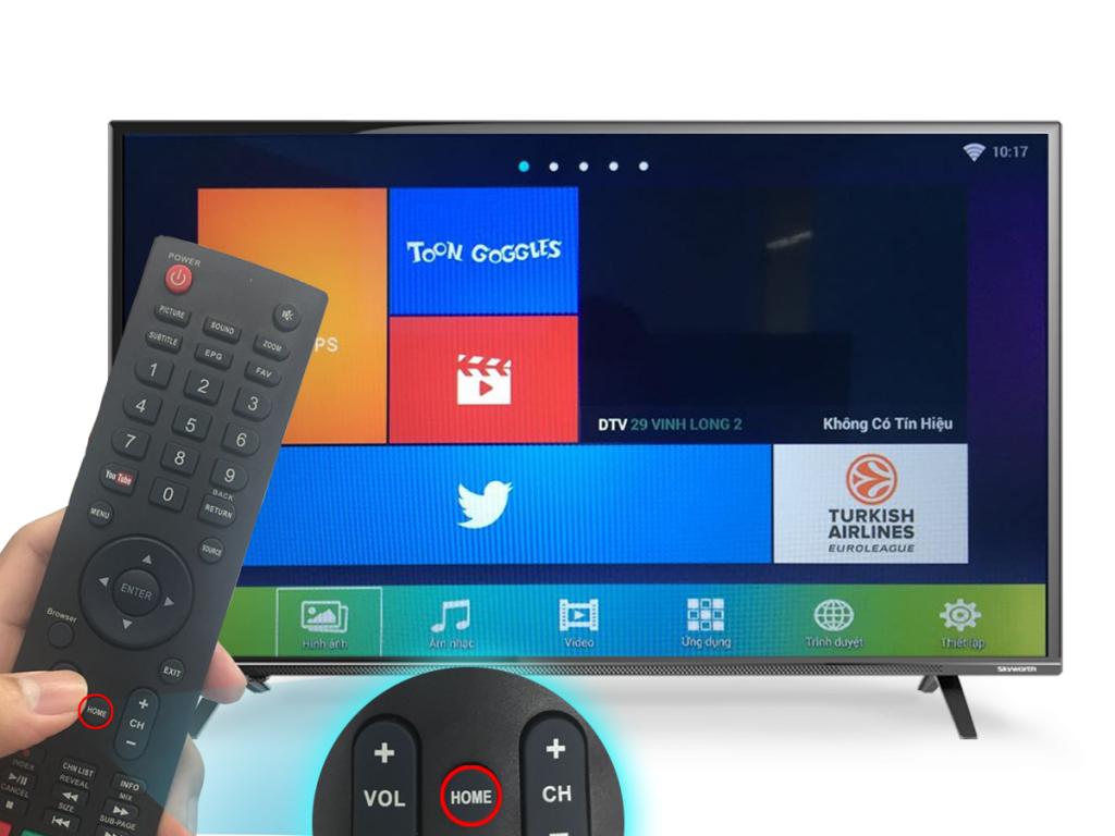 [HCM]ĐIỀU KHIỂN REMOTE TIVI SKYWORTH SMART MẪU 1