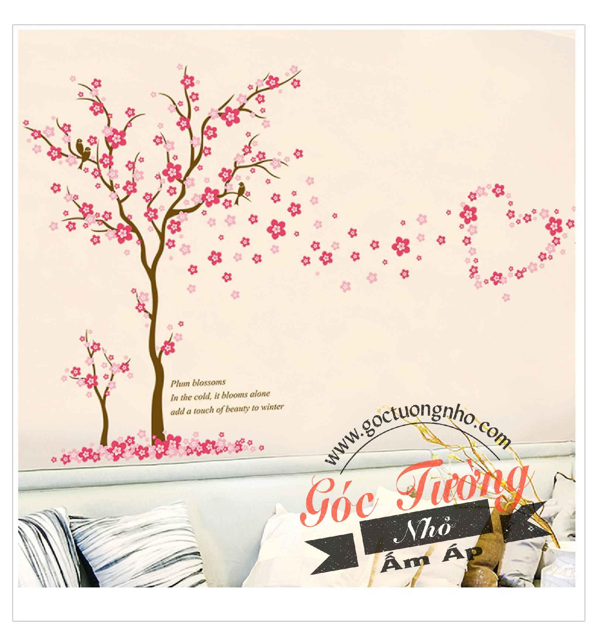 DECAL DÁN TƯỜNG HÌNH TÌNH NHÂN XH9256