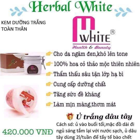 KEM Ủ TRẮNG THẢO MỘC HERBAL WHITE