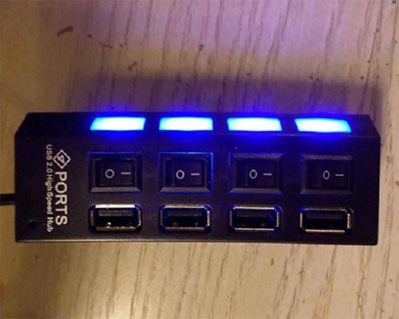 HUB 4 CỔNG USB CÓ CÔNG TẮC