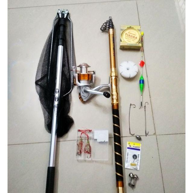 Combo bộ cần câu lục kèm máy câu Yumoshi và phụ kiện big sale