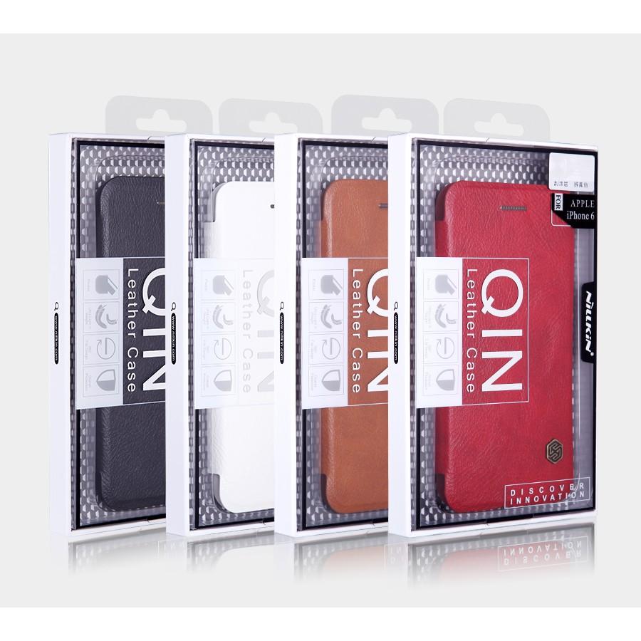Bao da iPhone 7 Plus / 7s Plus Nillkin Qin PU Leather (ghi chú màu)