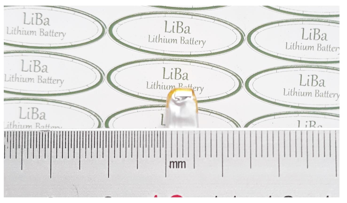 [HCM]Pin Lithium 3.7V 600mAh 500mAh 25 x 30 mm _ LiBa