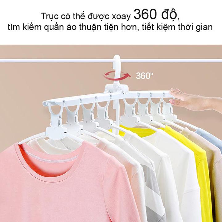 Móc treo quần áo gấp gọn thông minh