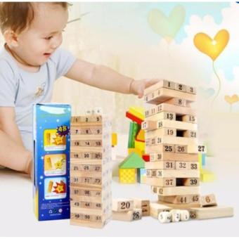 Bộ đồ chơi rút gỗ số cỡ đại