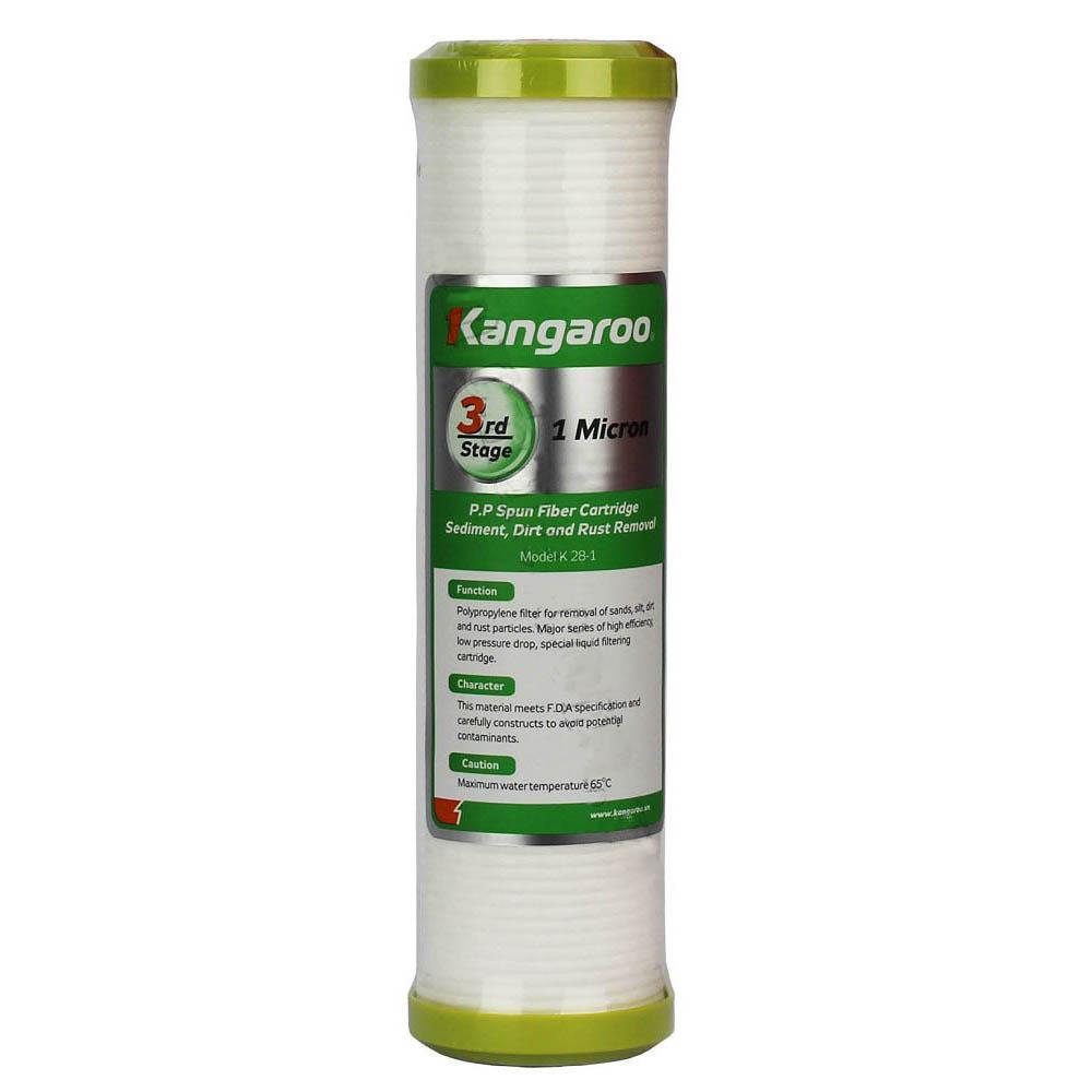 Bộ 3 lõi lọc nước Kangaroo 1-2-3