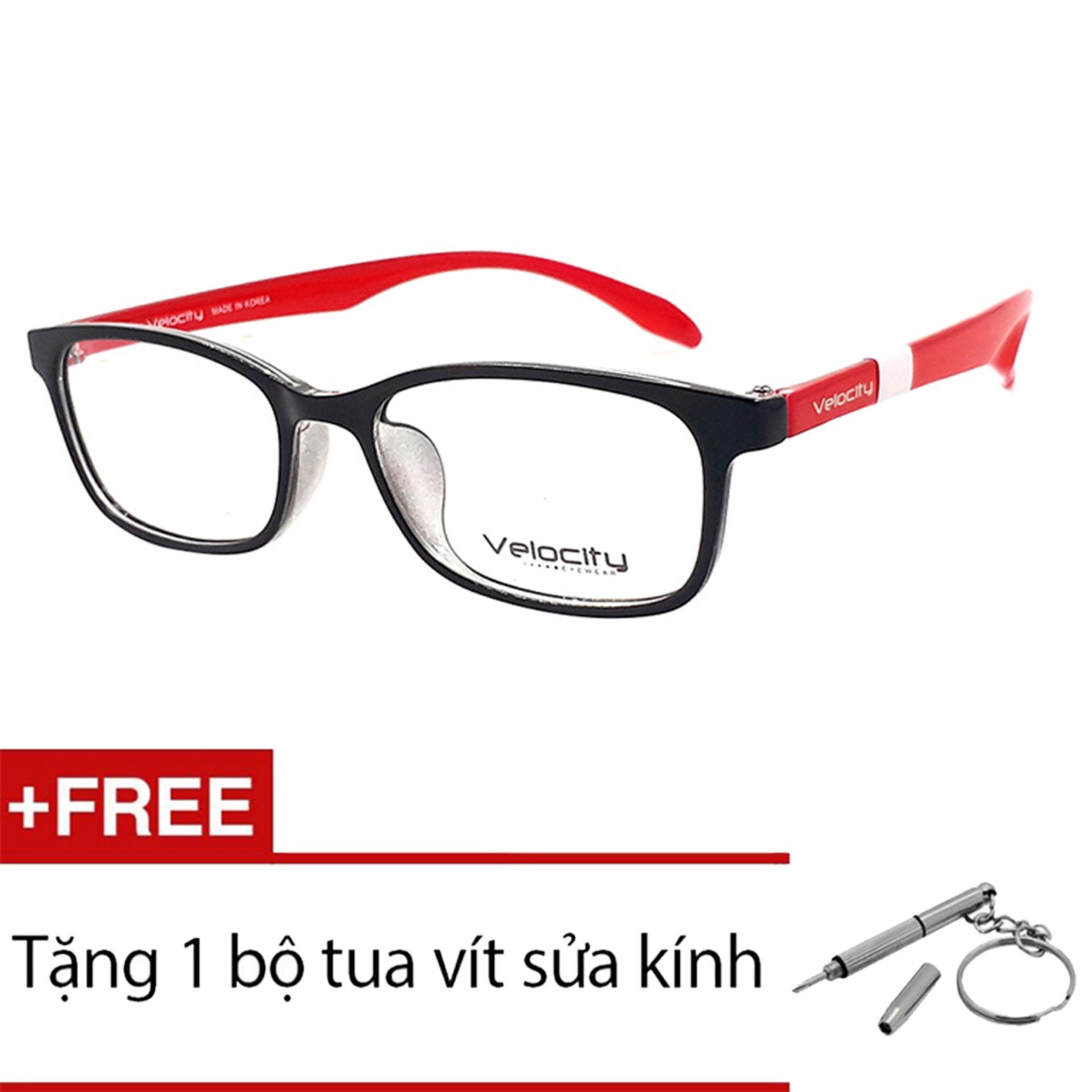 [HCM]GỌNG KÍNH VELOCITY VL17482 18 (Tặng tua vít sửa kính)