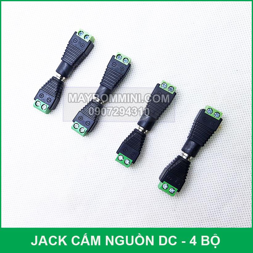 [HCM]Jack cấm nguồn điện DC đực cái - 4 bộ đực cái
