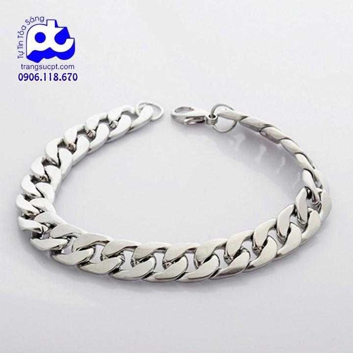Lắc tay Inox Nam kiểu lât cao cấp VT139 VÒNG TAY NAM