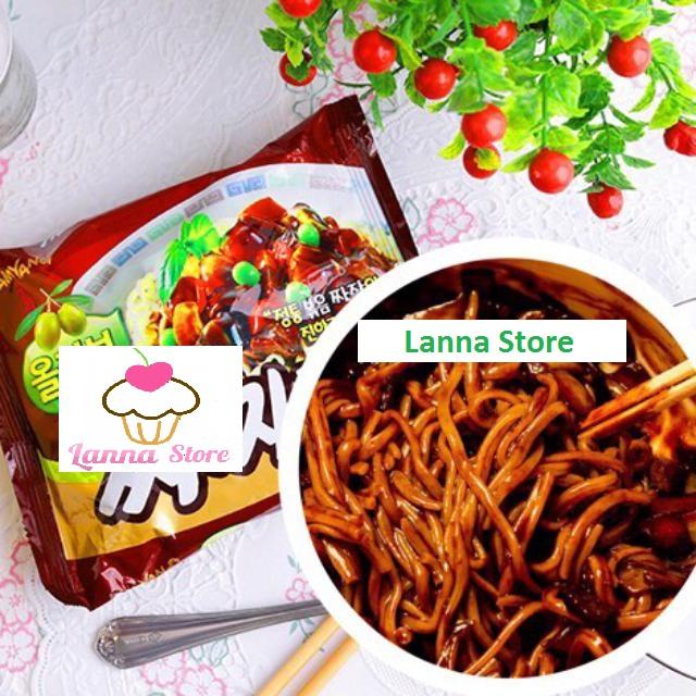 Combo 5 mì tương đen Samyang Hàn Quốc (140gram)