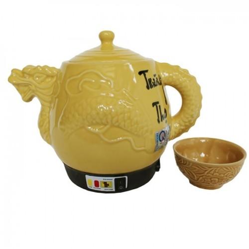 Chỉ giao hỏa tốc ấm sắc thuốc tự động có chuông báo trường thọ ba-ks2086gold vàng