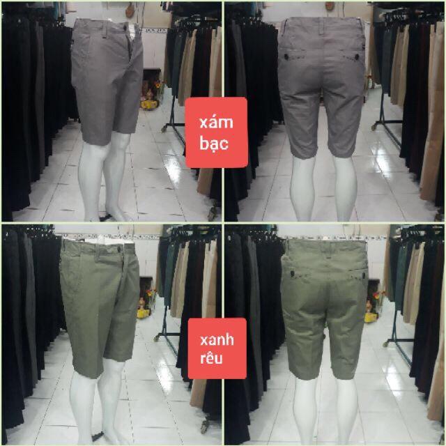 [HCM]QUẦN SỌT NAM KAKI VẢI THÁI HÌNH THẬT