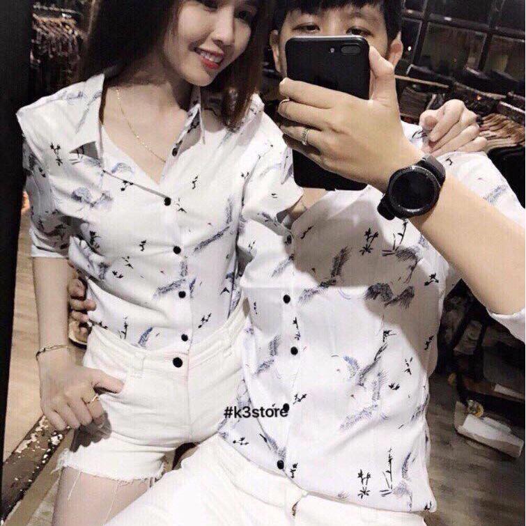 ÁO SƠ MI NAM NỮ PHI LỤA  TYNAFASHION SN008