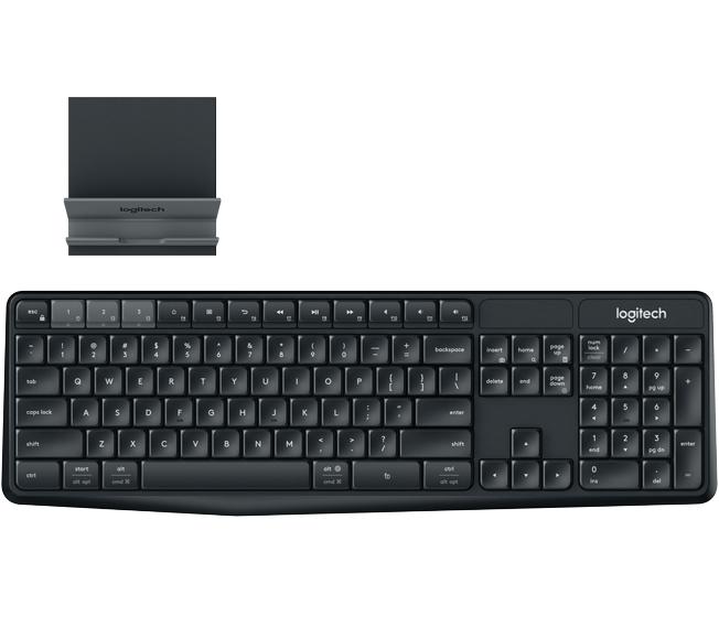 Bàn Phím Bluetooth + Đế Để Điện Thoại Và Tablet Logitech K375s
