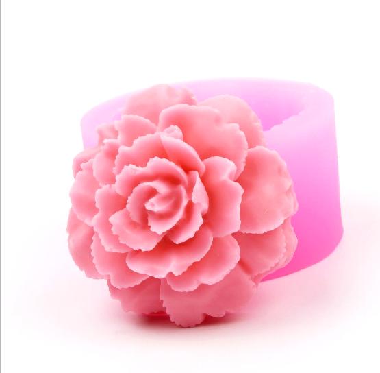 Khuôn rau câu silicon 4D hoa phù dung