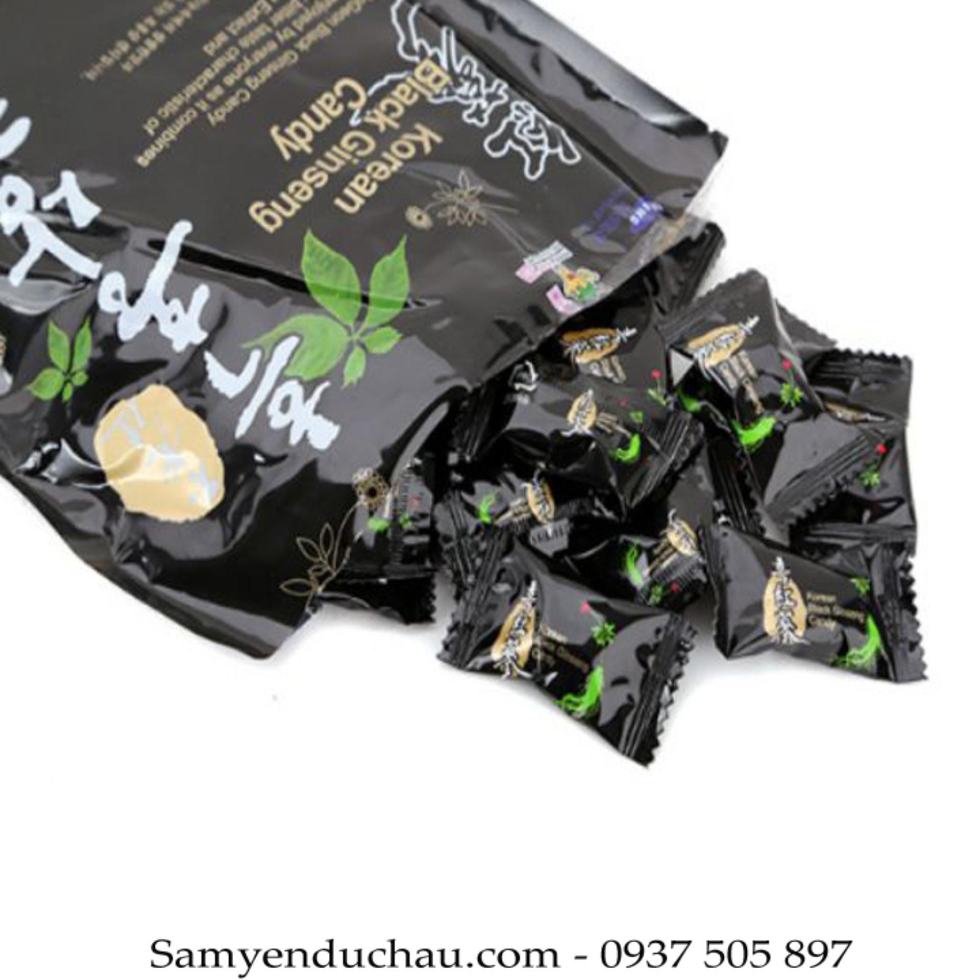 [Siêu ngon nhẵn sâm date mới 2027] Combo 3 Gói Kẹo hắc sâm Hàn Quốc 250gr Daedong
