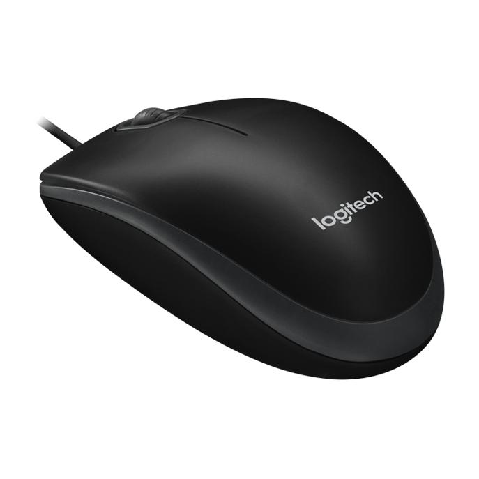 Chuột quang Logitech B100 (Đen)