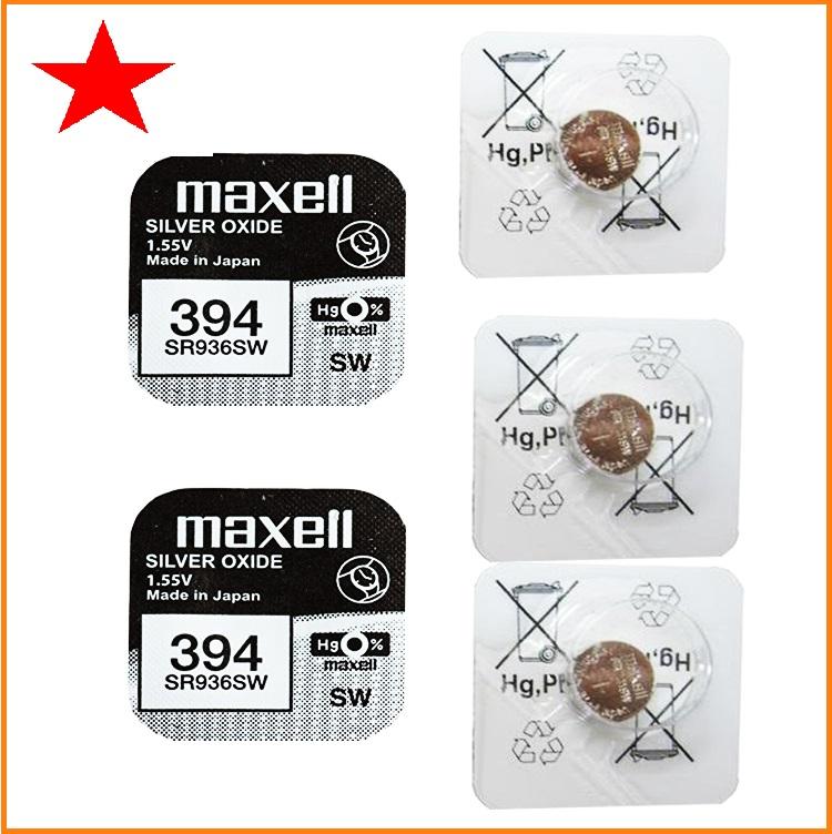 Combo 2 vỉ pin đồng hồ SR936SW Maxell 1.55V, pin 394 (1 vỉ 1 viên)