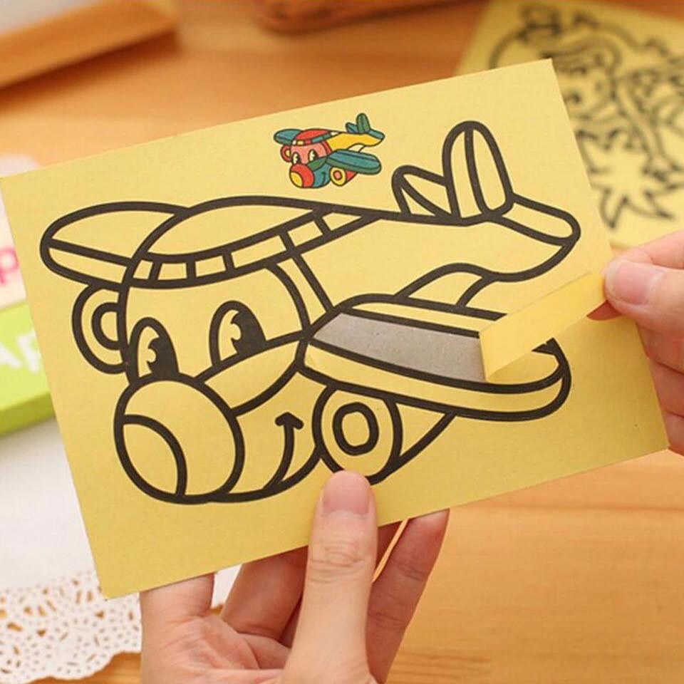 Combo 5 Tranh Cát Nghệ Thuật Cho Bé