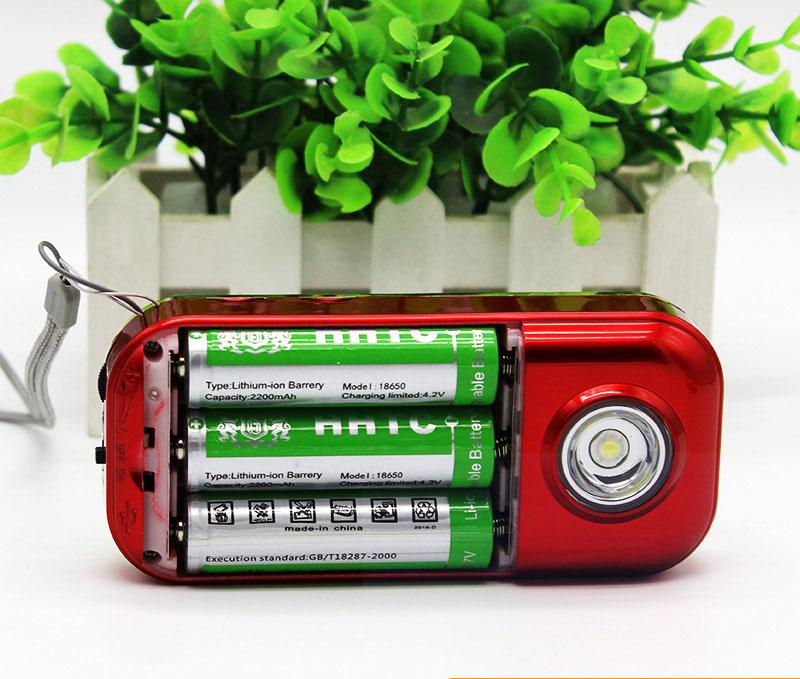 Loa di động đọc nghe nhạc MP3 từ thẻ nhớ NonTaus B839 sử dụng 3Pin sạc 2200mAh ( Có đèn Pin siêu sáng)