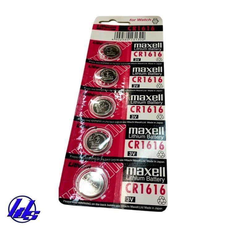 Pin CR1616 Maxell lithium 3V - Vỉ 5 viên