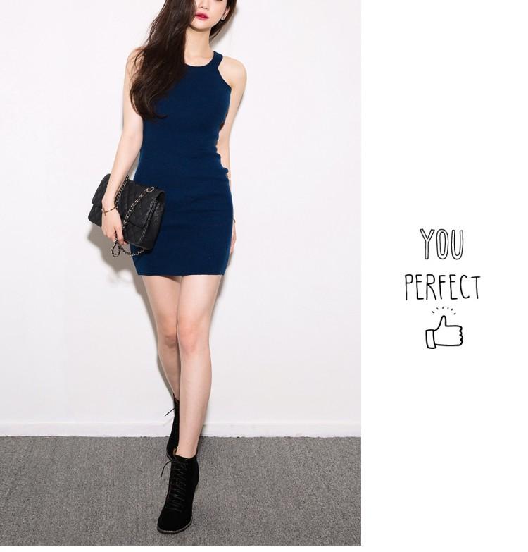 ĐẦM THUN BODY CỔ YẾM MYS
