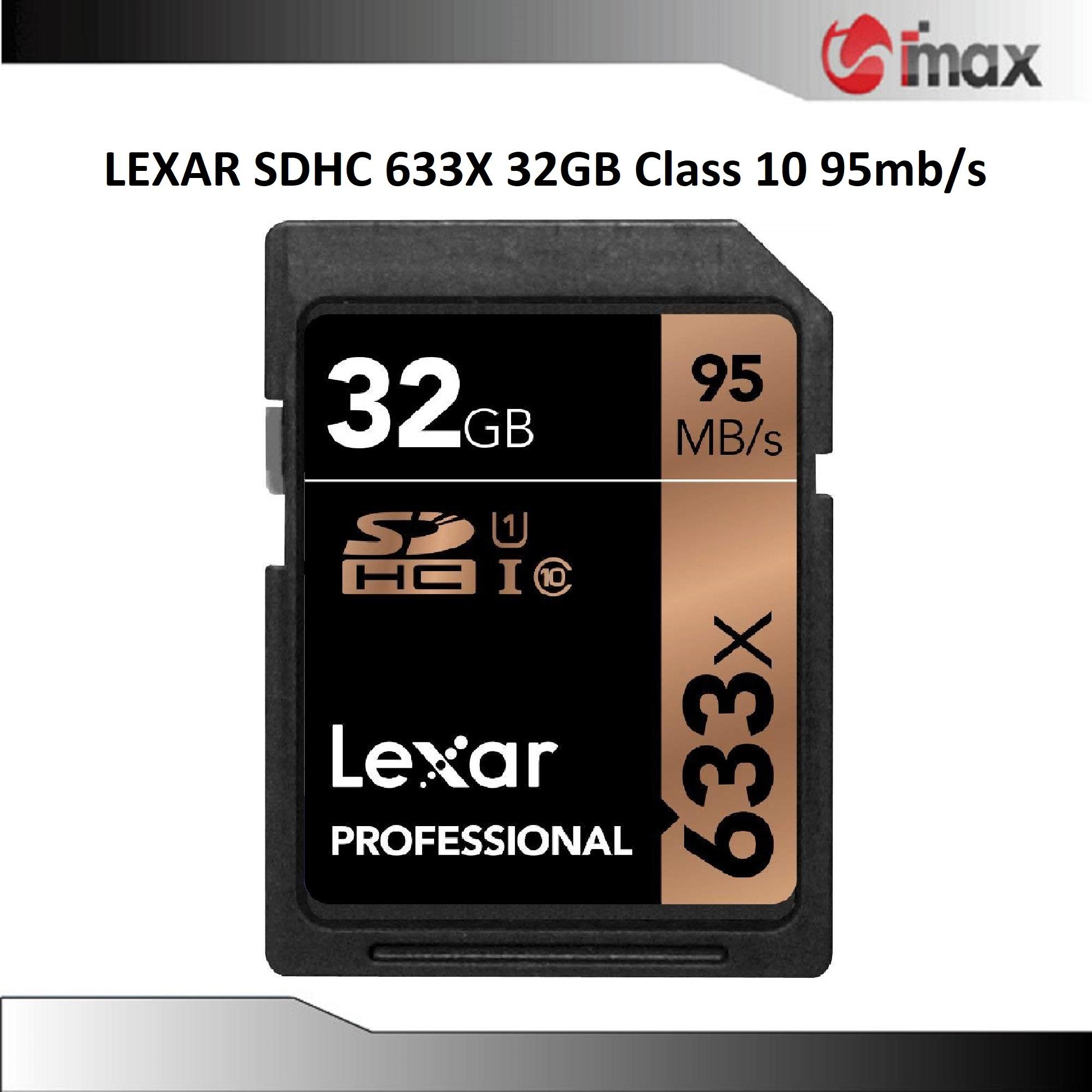Thẻ nhớ Lexar SDHC 633X 32GB Class 10 95mb/s