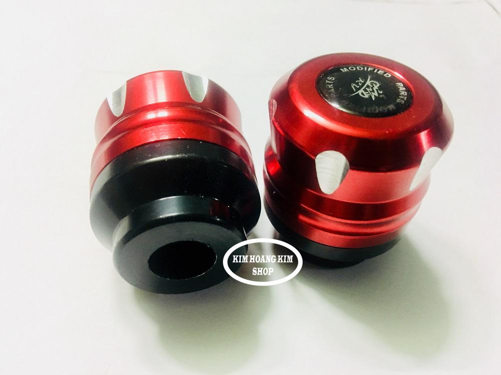 BỘ 2 GÙ CHỐNG ĐỔ, CHỐNG NGÃ TRƯỚC CHO MÔ TÔ, XE MÁY(màu Đỏ)