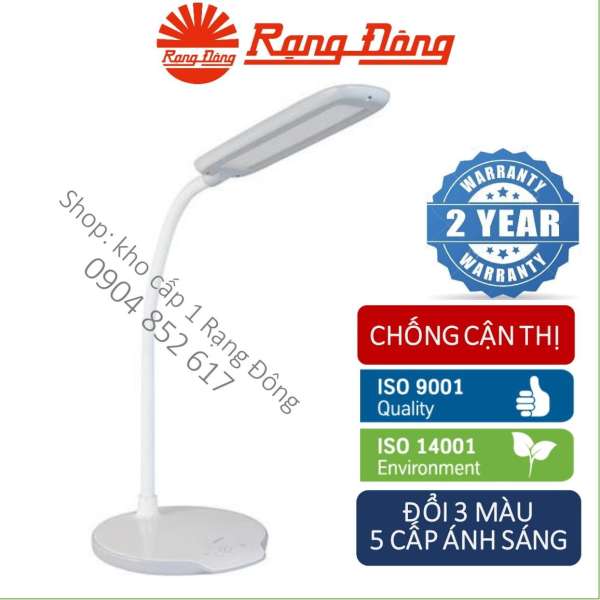 Đèn học LED chống cận Rạng Đông 6W cảm ứng, đổi 3 màu / 5 mức ánh sáng, RD-RL-22