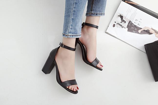 Giày CG quai ngang da mờ 7p MYS