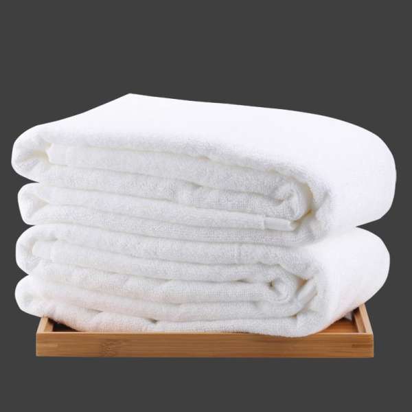 100% Cotton Màu Trắng Tinh Khiết Khách Sạn Khăn Tắm