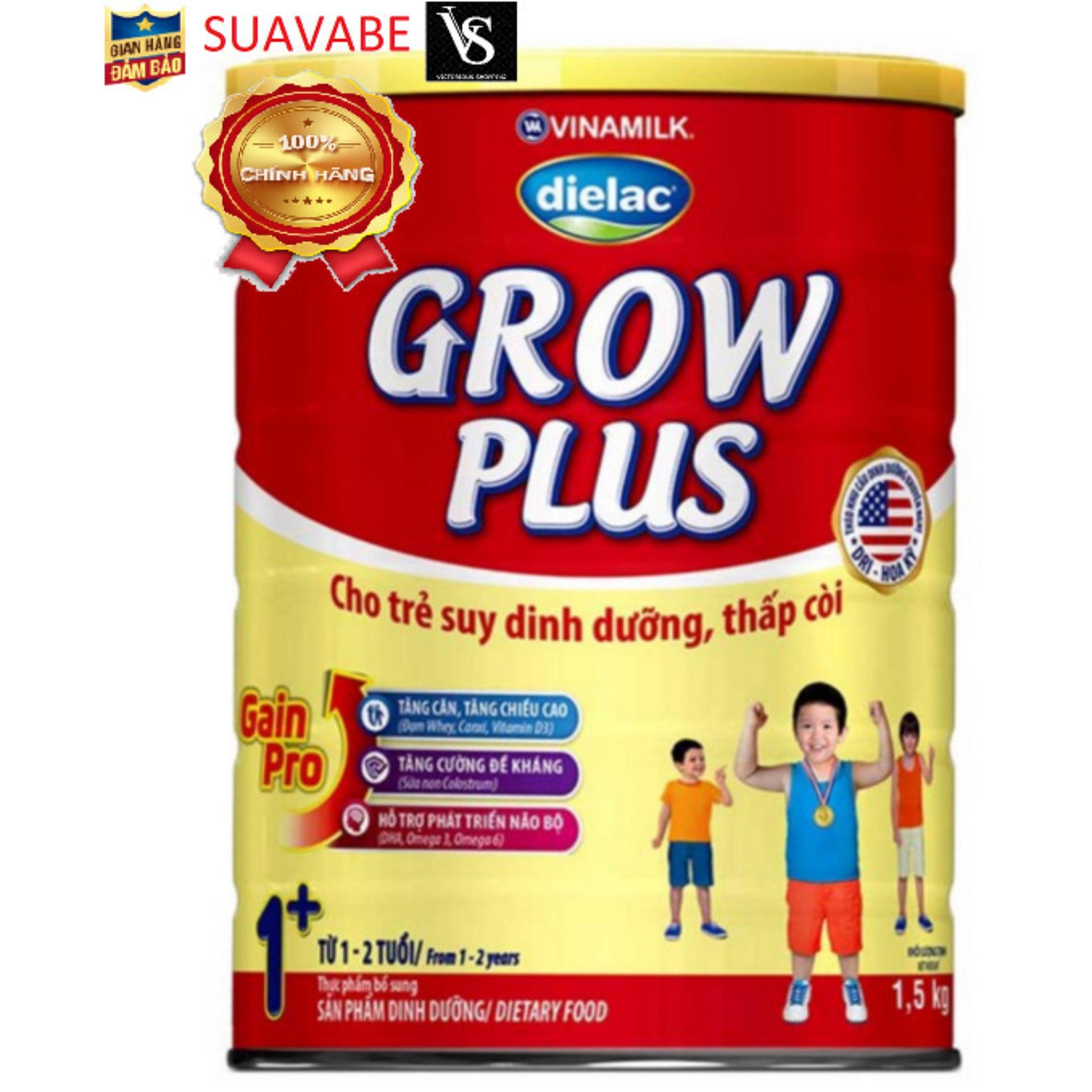 Sữa Bột Dielac Grow Plus 1+ HT 1400g (Sữa Non) (cho trẻ từ 1 - 2 tuổi)