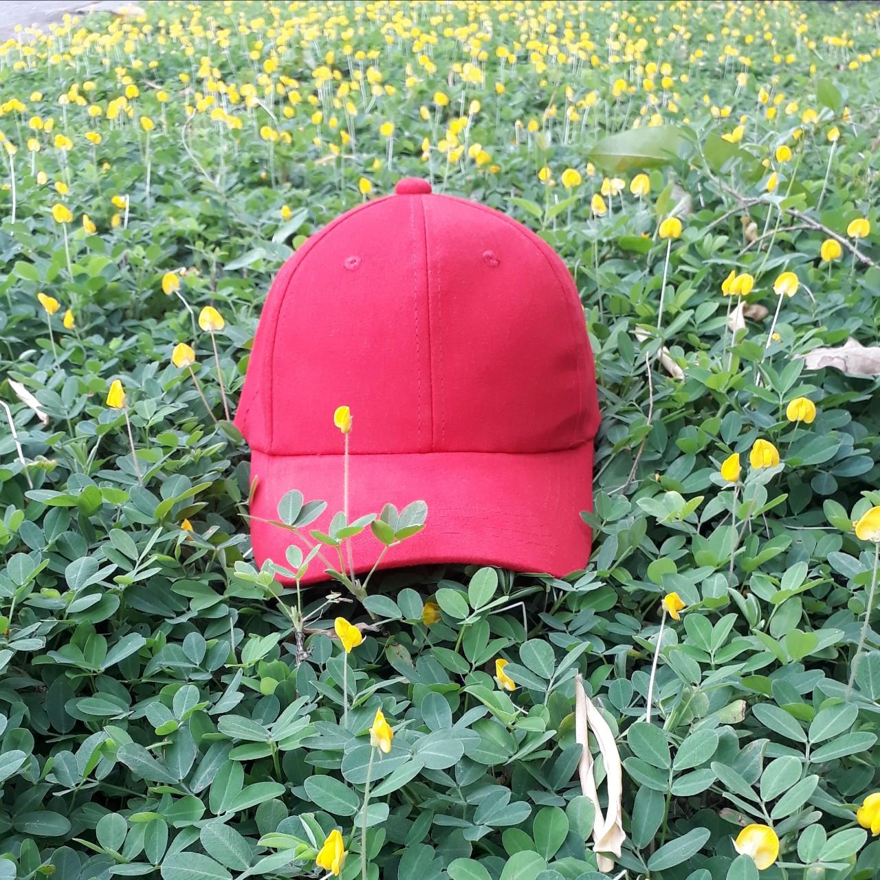 Nón Lưỡi Trai Giá Rẻ Màu Đỏ Trơn