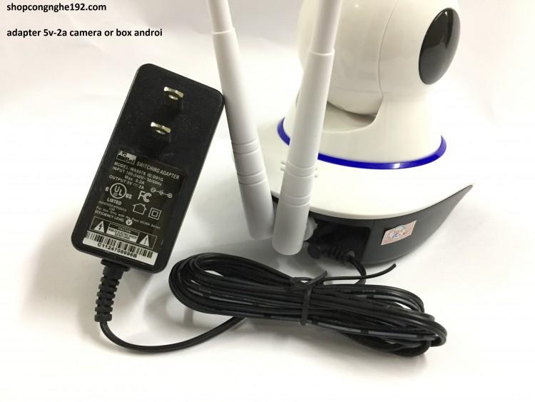 Adaptor 5v-2a chân cắm vừa android smart tv box & camera ip loại tốt