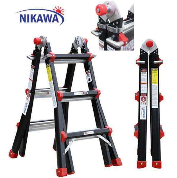 Thang nhôm gấp trượt Nikawa Nhật Bản NKB43 - 3,1m Tải trọng 250kg