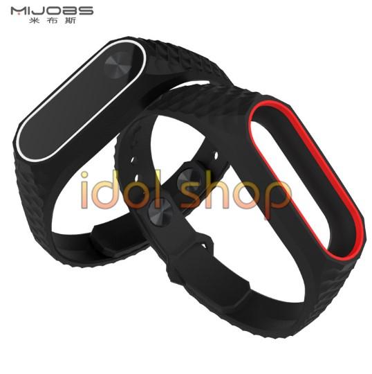 Dây thay thế Miband 2 Mijobs - vân sần viền